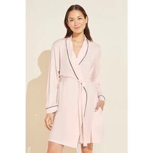 Eberjey light pink lightweight robe S/M